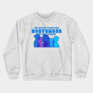 Women Vote 2024 Feminist RoeVember Crewneck Sweatshirt